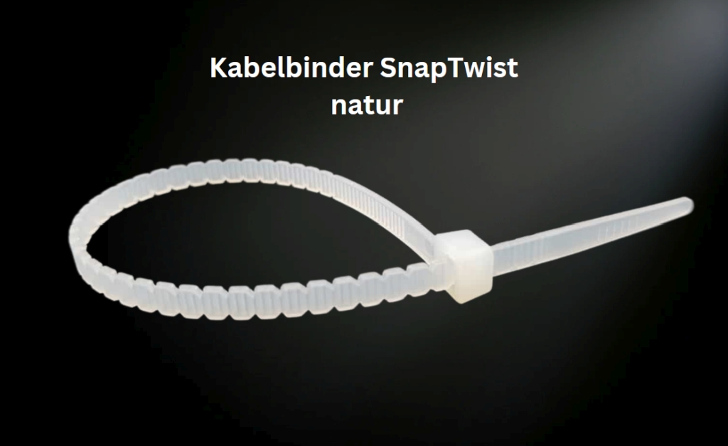 Bild von Kabelbinder ''SnapTwist'' zum Abdrehen / Farbe: natur / Länge: 300 / Breite: 4,6 (VPE=100 Pkg. (100))